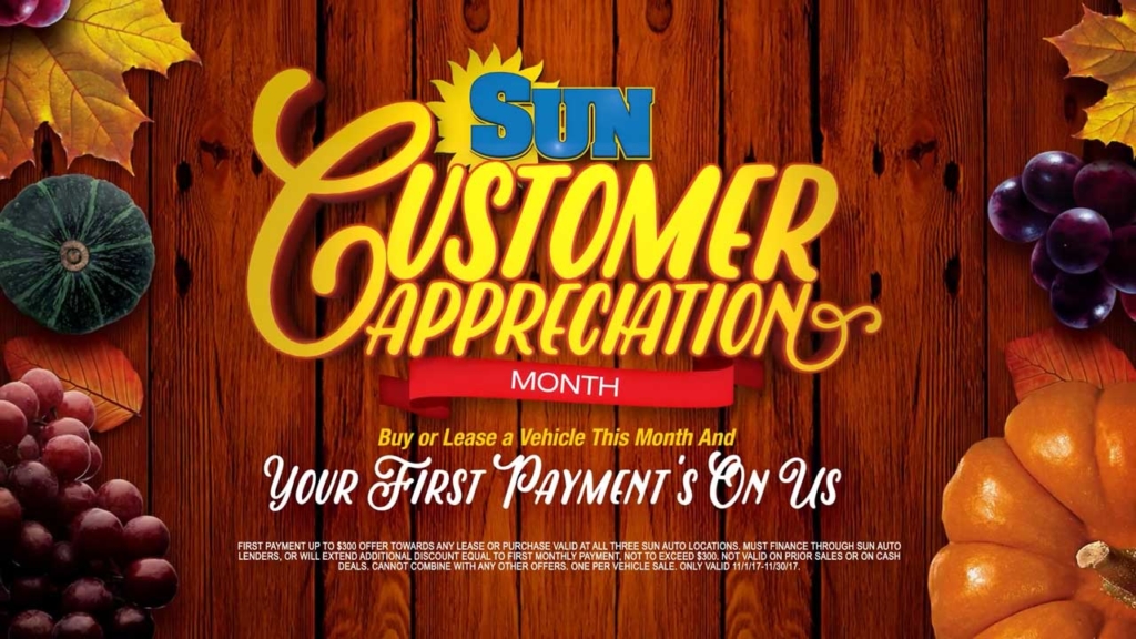 Sun Auto Customer Appreciation Month 30